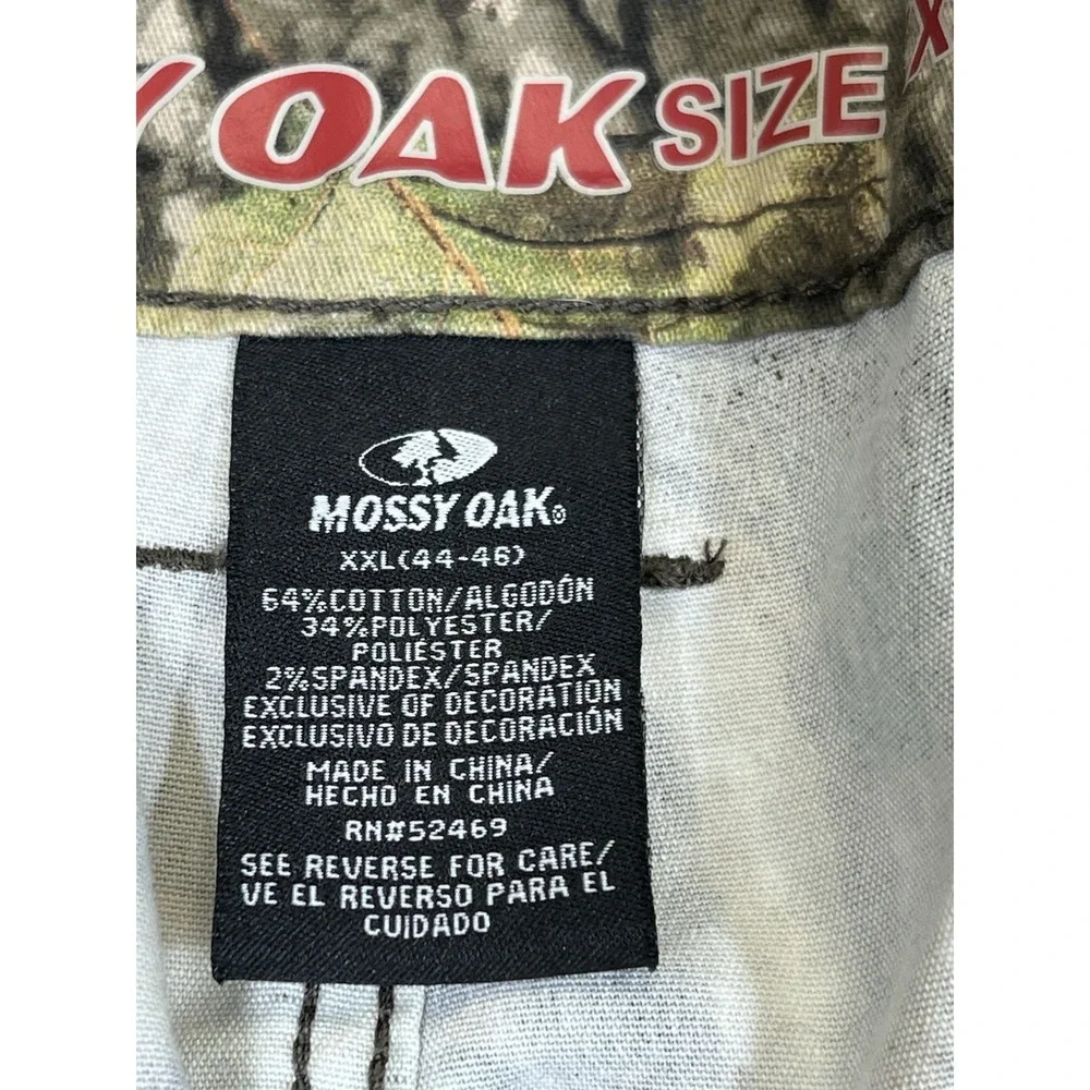 Mossy Oak Country DNA Camo Cargo Pants Mens XXL 44-46 Hunting Stretch